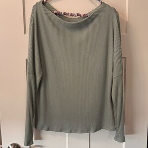 NWT Elan Ribbed Knit Top
